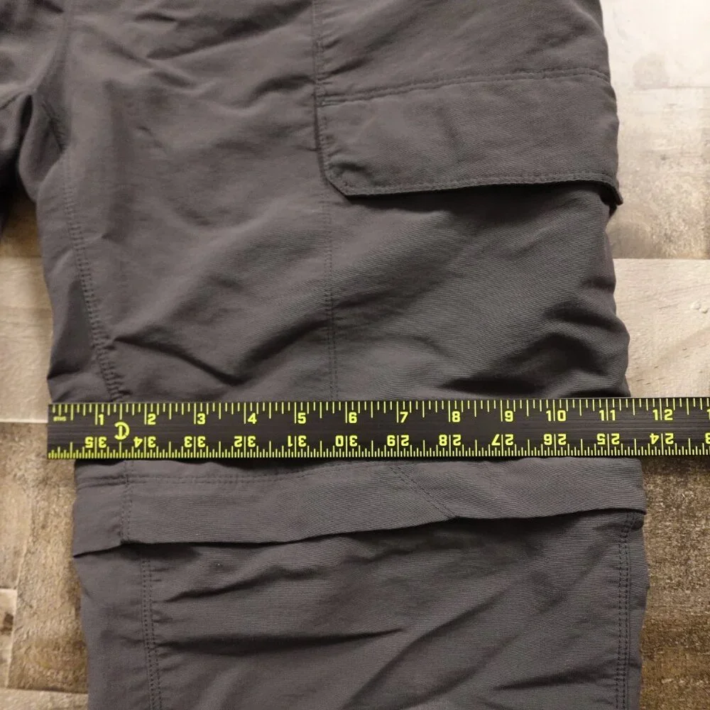 The‎ North Face Convertible Hiking Pants Men’s Medium Gray Zip-Off Outdoor